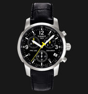  Shop Authentic Tissot T Race PRC 200 Chronograph Quartz Black Dial Black Leather Strap Watch for Men - T17.1.526.52 - Luxxuri