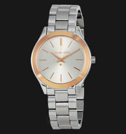  Shop Authentic Michael Kors Mini Slim Runway Silver Dial Silver Steel Strap Watch for Women - MK3514 - Luxxuri