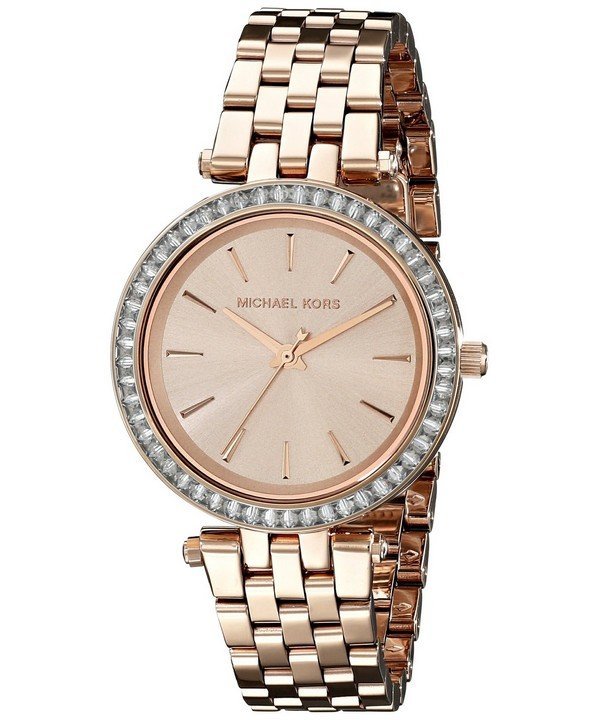  Shop Authentic Michael Kors Darci Rose Gold Dial Rose Gold Stainless Steel Strap Watch for Women - MK3366 - Luxxuri
