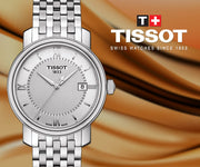  Shop Authentic Tissot T Classic Bridgeport Silver Dial Silver Mesh Bracelet Watch For Men - T097.410.11.038.00 - Luxxuri
