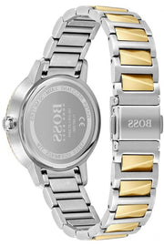  Shop Authentic Hugo Boss Signature Silver Dial Two Tone Steel Strap Watch for Women - 1502568 - Luxxuri
