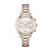  Shop Authentic Hugo Boss Hera White Dial Two Tone Steel Strap Watch for Women - 1502564 - Luxxuri