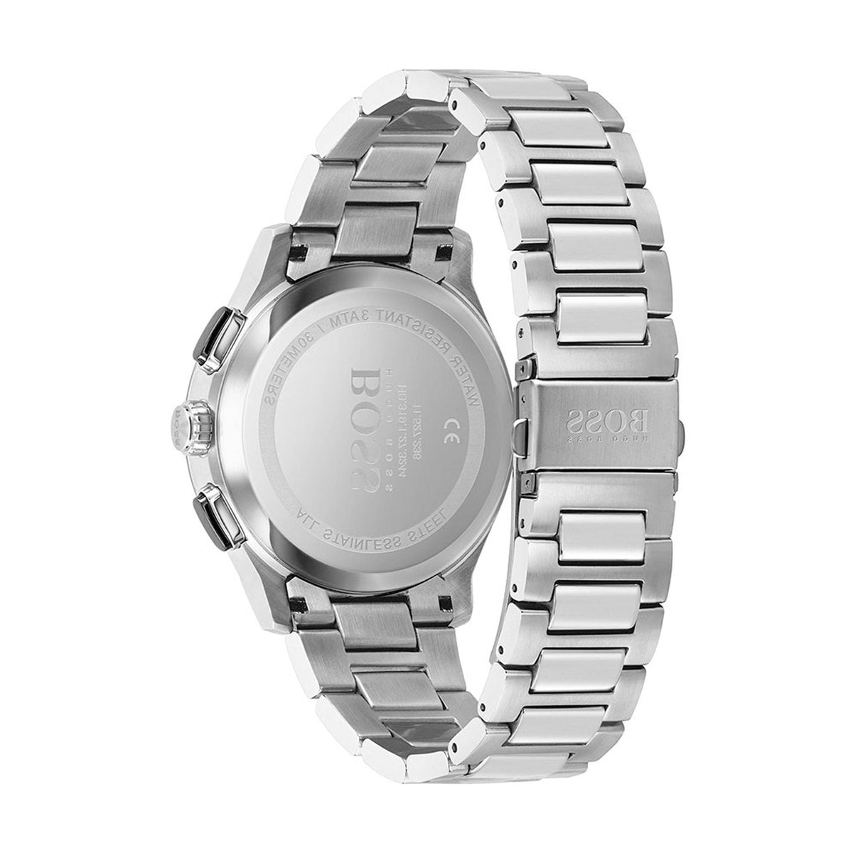  Shop Authentic Hugo Boss Peak Black Dial Silver Steel Strap Watch for Men - 1513762 - Luxxuri
