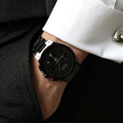  Shop Authentic Hugo Boss Peak Black Dial Black Steel Strap Watch for Men - 1513814 - Luxxuri