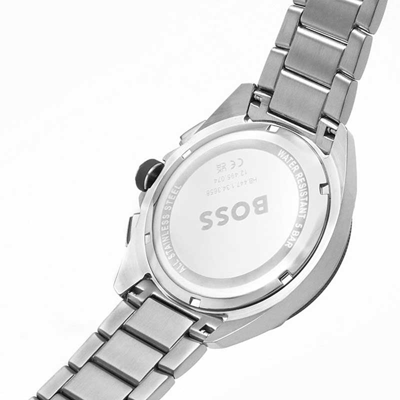  Shop Authentic Hugo Boss Intensity Chronograph Black Dial Silver Steel Strap Watch For Men - 1513680 - Luxxuri