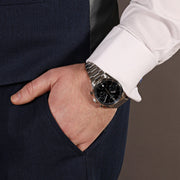  Shop Authentic Tag Heuer Carrera Chronograph Blue Dial Silver Steel Strap Watch for Men - CBN2011.BA0642 - Luxxuri
