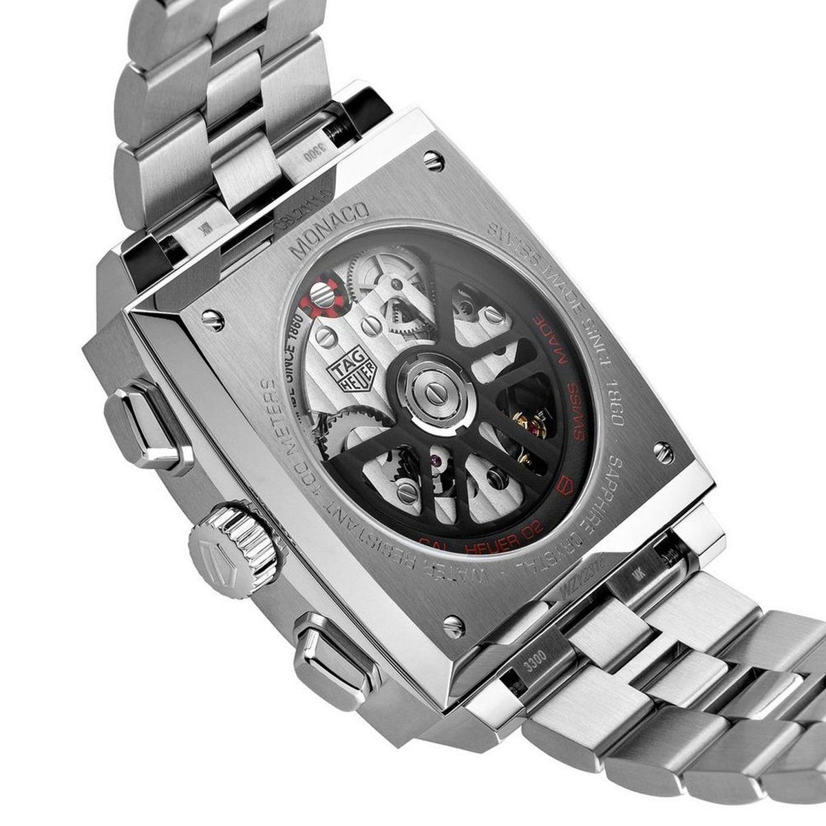  Shop Authentic Tag Heuer Monaco Automatic Chronograph Blue Dial Silver Steel Strap Watch for Men - CBL2111.BA0644 - Luxxuri