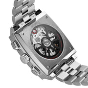  Shop Authentic Tag Heuer Monaco Automatic Chronograph Blue Dial Silver Steel Strap Watch for Men - CBL2111.BA0644 - Luxxuri