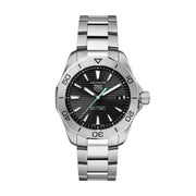  Shop Authentic Tag Heuer Aquaracer Professional 200 Solargraph Quartz Black Dial Silver Steel Strap Watch for Men - WBP1114.BA0000 - Luxxuri