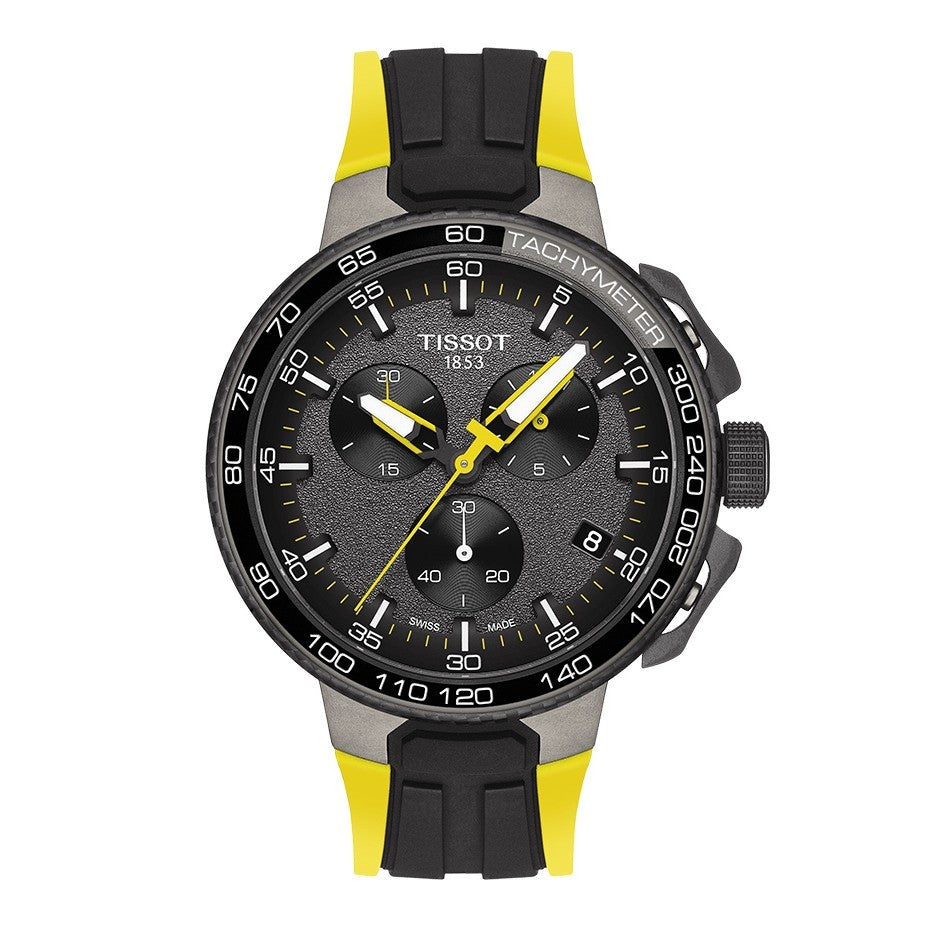  Shop Authentic Tissot T Bike Cycling Tour de France Black Dial Two Tone Rubber Strap Watch For Men - T111.417.37.441.00 - Luxxuri