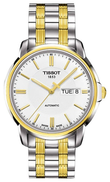  Shop Authentic Tissot T Classic Automatics III White Dial Two Tone Steel Strap Watch For Men - T065.430.22.031.00 - Luxxuri