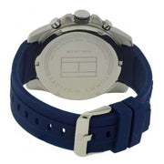  Shop Authentic Tommy Hilfiger Decker Quartz Blue Dial Blue Rubber Strap Watch for Men - 1791350 - Luxxuri