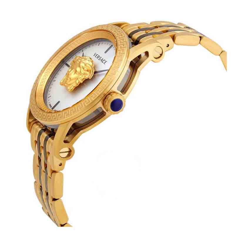  Shop Authentic Versace Palazzo Empire White Dial Gold Steel Strap Watch for Men - VERD00318 - Luxxuri