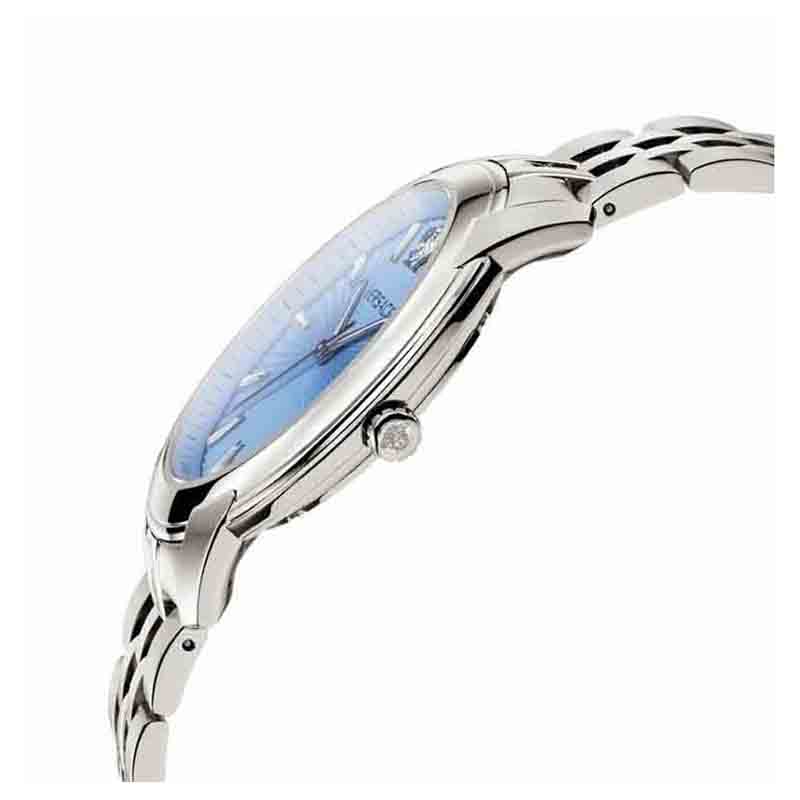  Shop Authentic Versace V-Urban Light Blue Dial Silver Steel Strap Watch for Men - VELQ00419 - Luxxuri