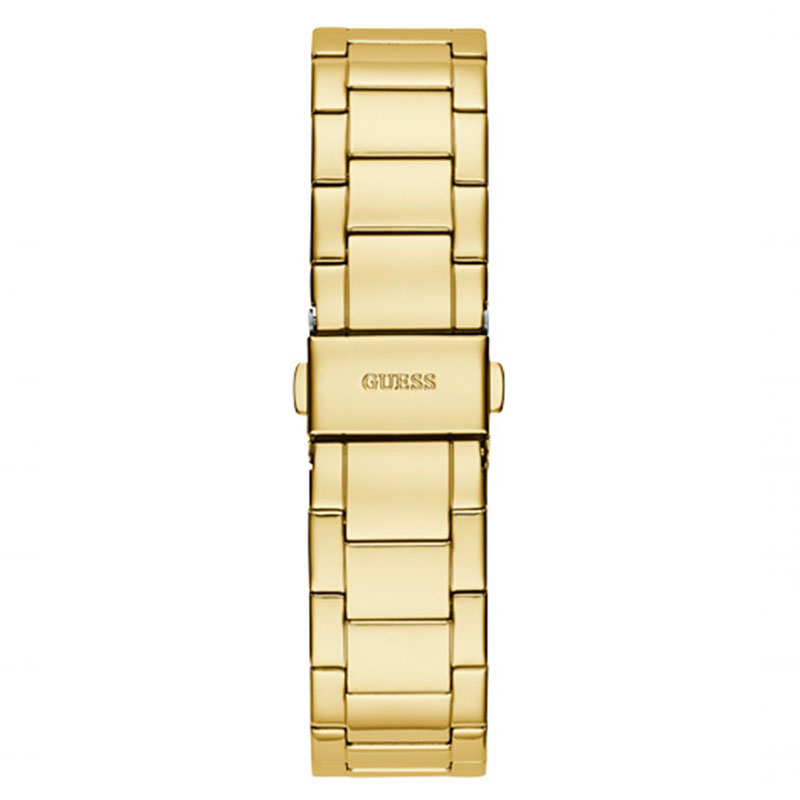 Shop Authentic Guess Moonlight Multi Function Diamonds Gold Dial Gold Steel Strap Watch for Women - GW0320L2 - Luxxuri