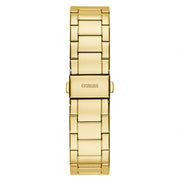  Shop Authentic Guess Moonlight Multi Function Diamonds Gold Dial Gold Steel Strap Watch for Women - GW0320L2 - Luxxuri