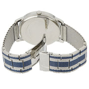  Shop Authentic Guess Richmond Blue Dial Two Tone Mesh Bracelet Watch for Men - W1179G1 - Luxxuri