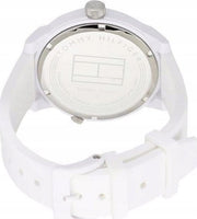  Shop Authentic Tommy Hilfiger Denim White Dial White Rubber Strap Watch for Men - 1791324 - Luxxuri