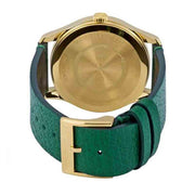  Shop Authentic Gucci G Timeless Quartz Green Dial Green Leather Strap Watch For Women - YA1264099 - Luxxuri