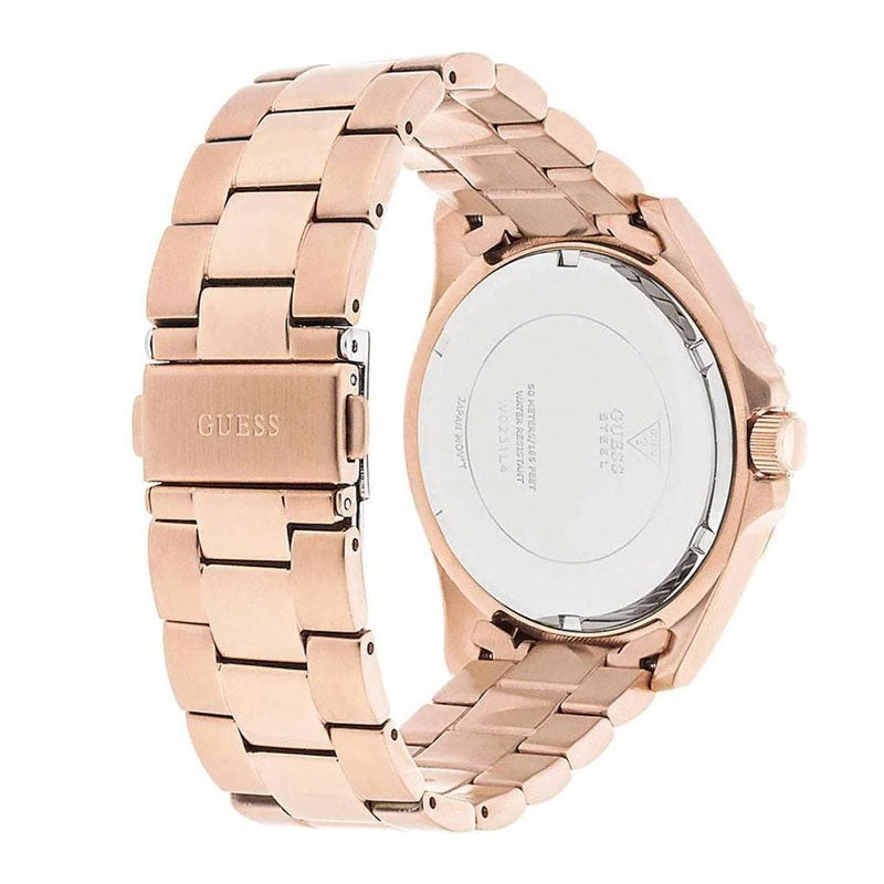  Shop Authentic Guess BFF Multifunction Rose Gold Dial Rose Gold Steel Strap Watch for Women - W0231L4 - Luxxuri