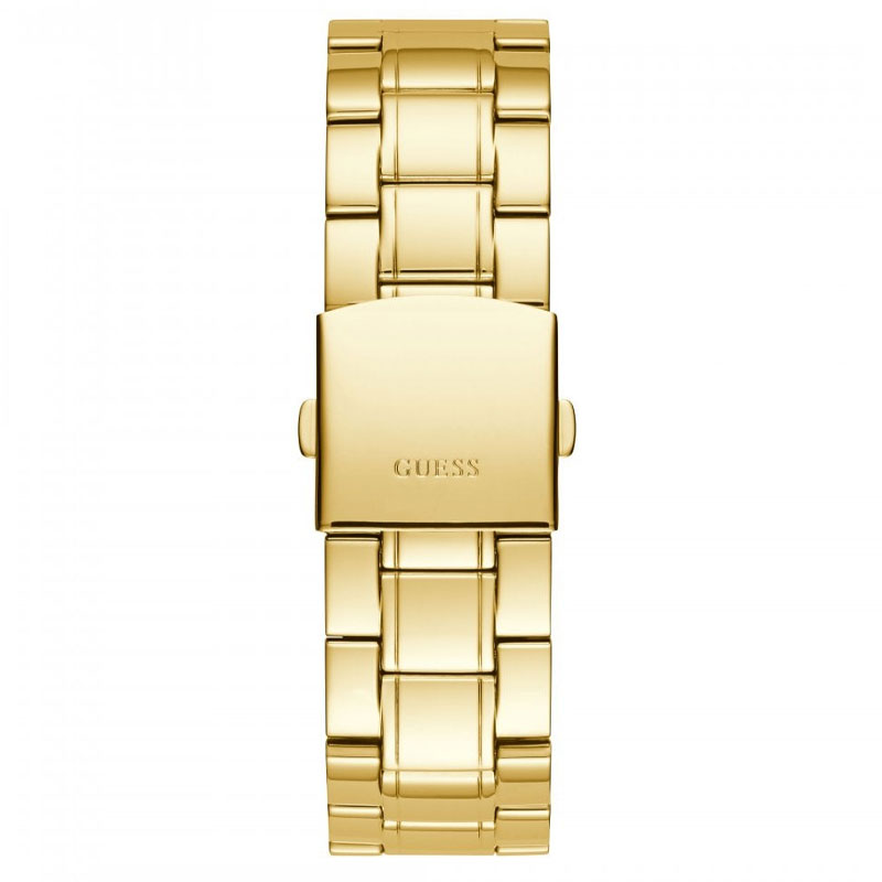  Shop Authentic Guess Hendrix Multifunction Black Dial Gold Steel Strap Watch for Men - W1309G2 - Luxxuri