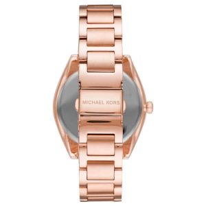  Shop Authentic Michael Kors Janelle Quartz Crystals Rose Gold Dial Rose Gold Steel Strap Watch For Women - MK7312 - Luxxuri