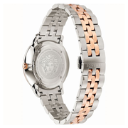  Shop Authentic Versace Audrey Quartz Blue Dial Two Tone Steel Strap Watch for Women - VELR00619 - Luxxuri