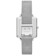  Shop Authentic Armani Exchange Lola Quartz Silver Dial Silver Mesh Strap Watch For Women - AX5800 - Luxxuri