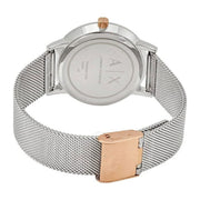  Shop Authentic Armani Exchange Lola Analog White Dial Silver Mesh Strap Watch For Women - AX5537 - Luxxuri