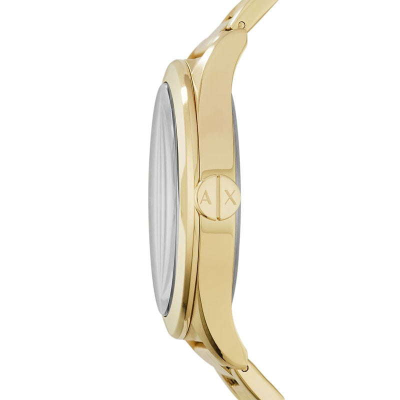  Shop Authentic Armani Exchange Nico Analog Black Dial Gold Steel Strap Watch For Men - AX2328 - Luxxuri