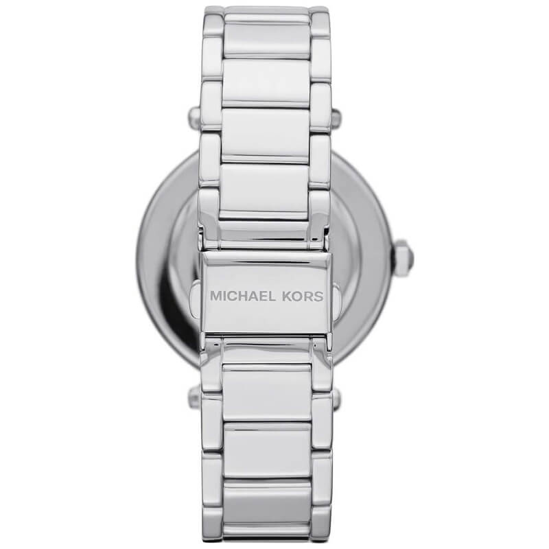  Shop Authentic Michael Kors Parker Quartz Silver Dial Silver Steel Strap Watch For Women - MK6658 - Luxxuri