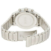  Shop Authentic Hugo Boss Aeroliner Chronograph White Dial Silver Steel Strap Watch for Men - 1513182 - Luxxuri