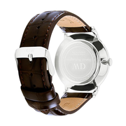  Shop Authentic Daniel Wellington Dapper York Quartz White Dial Dark Brown Leather Strap Watch For Women - DW00100097 - Luxxuri