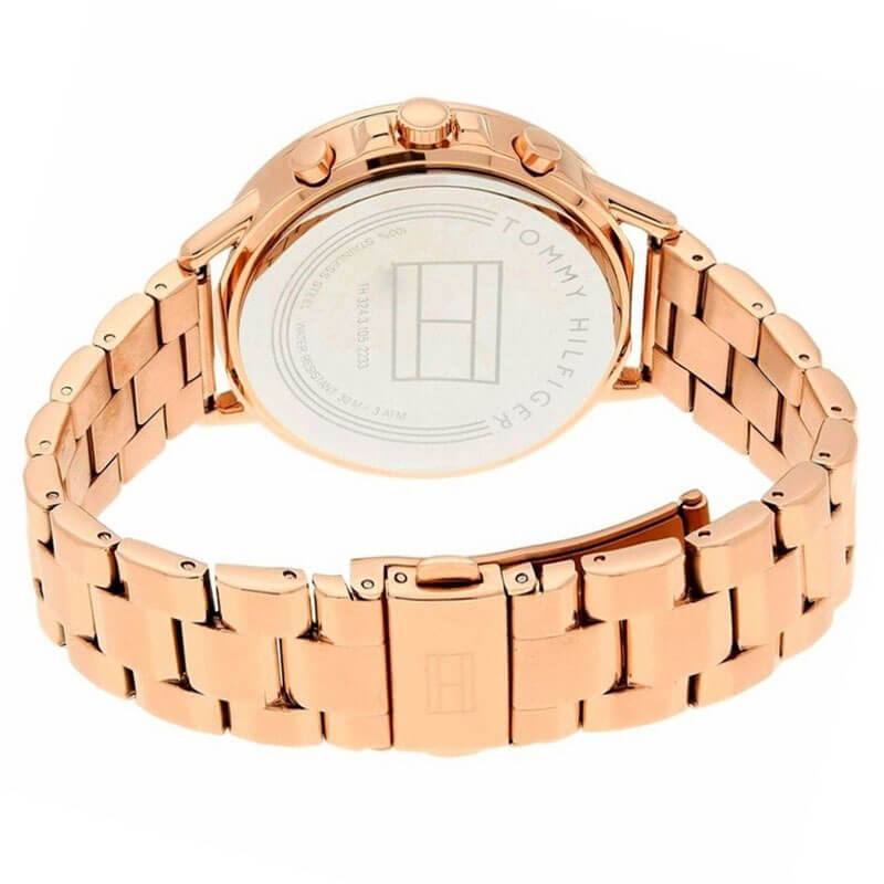  Shop Authentic Tommy Hilfiger Carly Rose Gold Dial Rose Gold Steel Strap Watch for Women - 1781788 - Luxxuri