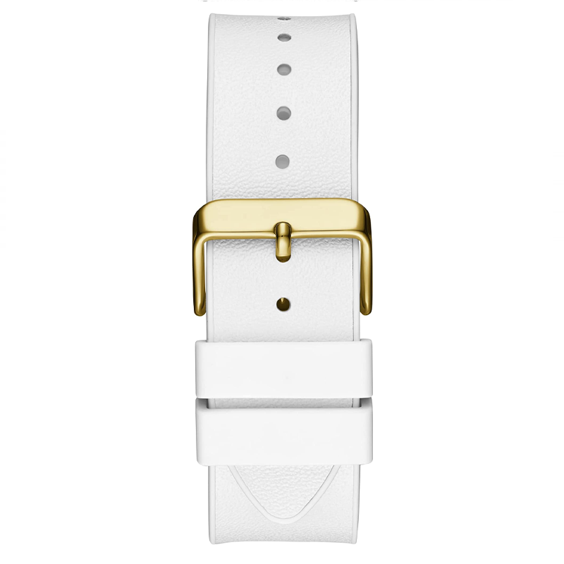  Shop Authentic Guess Phoenix Multifunction Gold Dial White Leather Strap Watch for Men - GW0202G6 - Luxxuri
