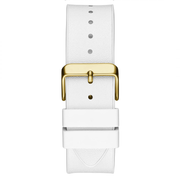  Shop Authentic Guess Phoenix Multifunction Gold Dial White Leather Strap Watch for Men - GW0202G6 - Luxxuri