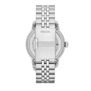  Shop Authentic Fossil Townsman Automatic Skeleton Silver Dial Silver Steel Strap Watch for Men - ME3044 - Luxxuri