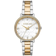  Shop Authentic Michael Kors Pyper Three Hand White Dial Two Tone Steel Strap Watch For Women - MK4595 - Luxxuri