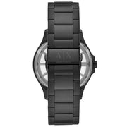  Shop Authentic Armani Exchange Hampton Chronograph Black Dial Black Steel Strap Watch For Men - AX2192 - Luxxuri