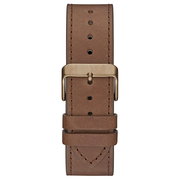  Shop Authentic Guess Analog Multifunction White Dial Brown Leather Strap Watch for Men - GW0262G3 - Luxxuri