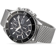  Shop Authentic Hugo Boss Ocean Edition Black Dial Silver Mesh Bracelet Watch for Men - 1513701 - Luxxuri