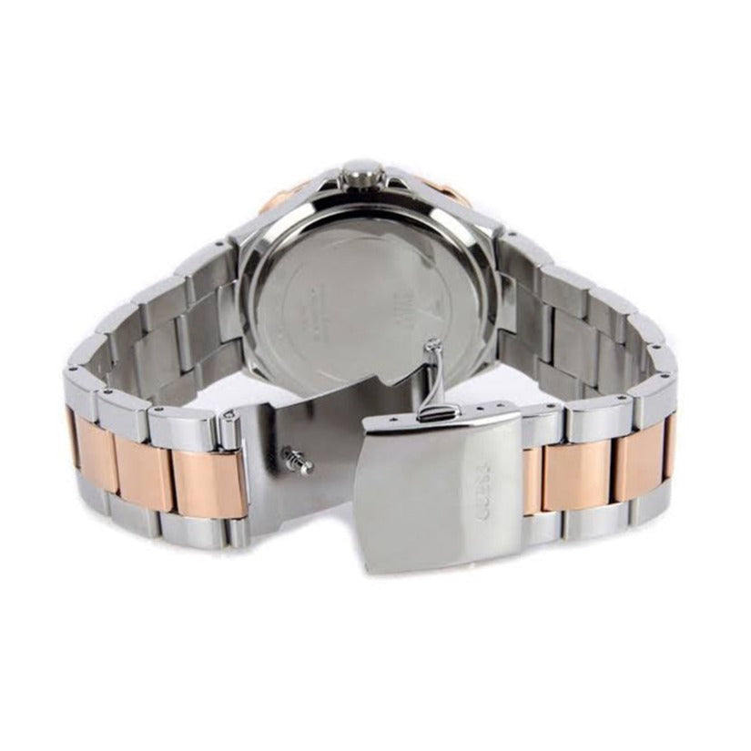  Shop Authentic Guess BFF Multifunction Silver Dial Two Tone Steel Strap Watch for Women - W0231L5 - Luxxuri