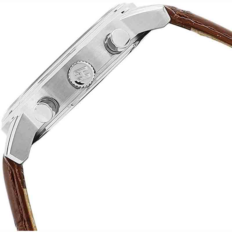  Shop Authentic Tommy Hilfiger Kane Chronograph White Dial Brown Leather Strap Watch for Men - 1791400 - Luxxuri