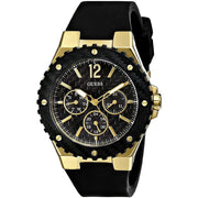  Shop Authentic Guess Overdrive Black Dial Black Rubber Strap Watch for Women - W0149L4 - Luxxuri