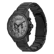  Shop Authentic Armani Exchange Chronograph Black Dial Black Steel Strap Watch For Men - AX7140 - Luxxuri