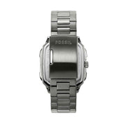  Shop Authentic Fossil Inscription Multifunction Silver Dial Grey Steel Strap Watch for Men - BQ2657 - Luxxuri