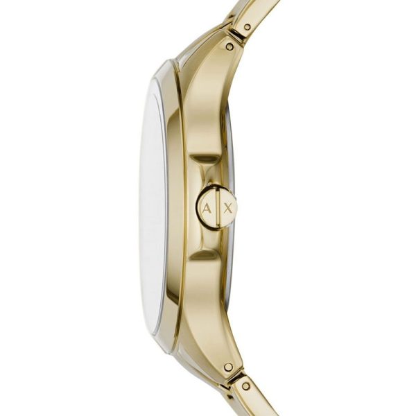  Shop Authentic Armani Exchange Hampton Chronograph Gold Dial Gold Steel Strap Watch For Men - AX2415 - Luxxuri