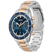  Shop Authentic Hugo Boss Santiago Blue Dial Two Tone Steel Strap Watch for Men - 1513937 - Luxxuri