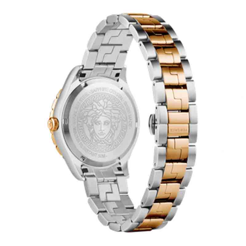  Shop Authentic Versace Hellenyium GMT Blue Dial Two Tone Steel Strap Watch for Men - V11060017 - Luxxuri