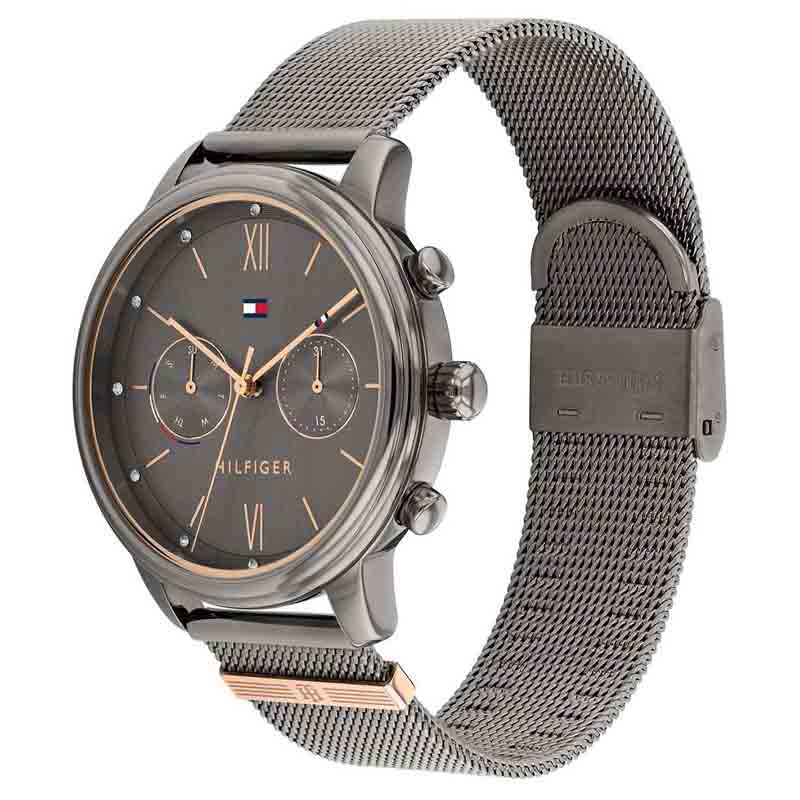  Shop Authentic Tommy Hilfiger Blake Quartz Grey Dial Silver Mesh Bracelet Watch for Men - 1782304 - Luxxuri